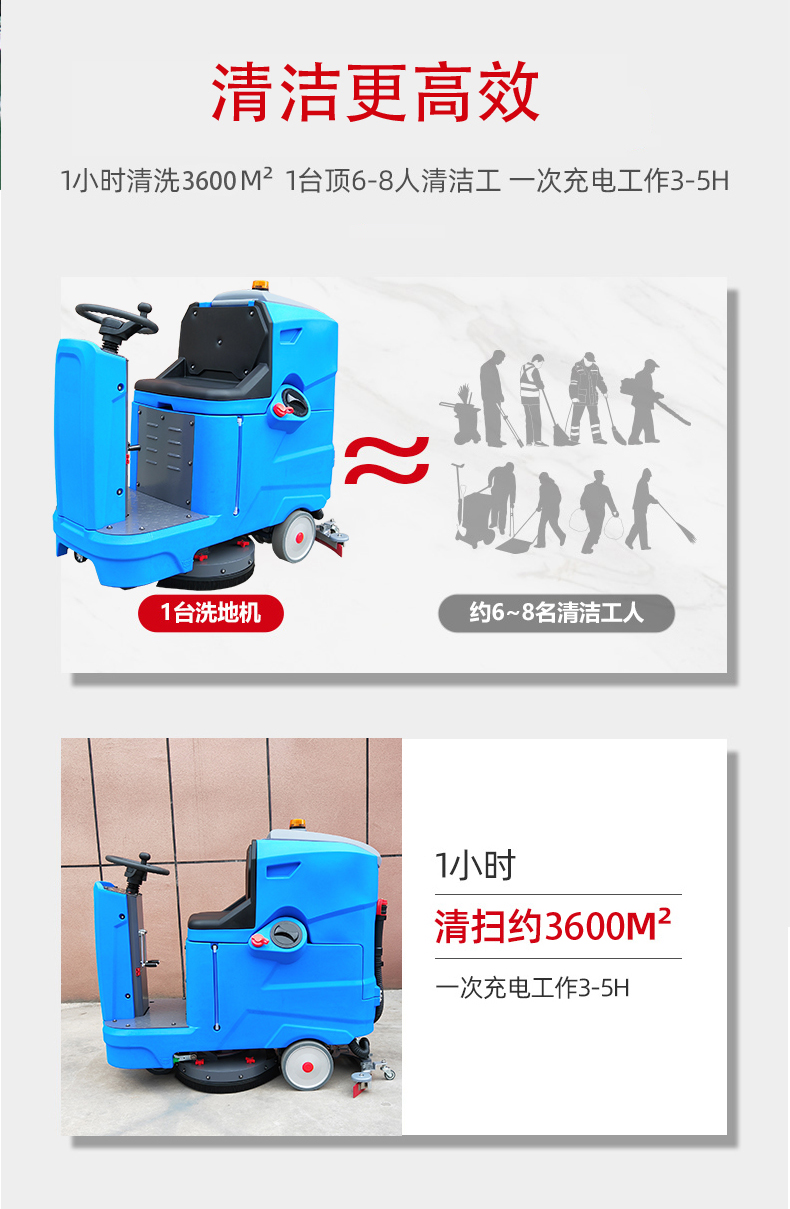 辽源驾驶式洗地机更适合用在高铁站